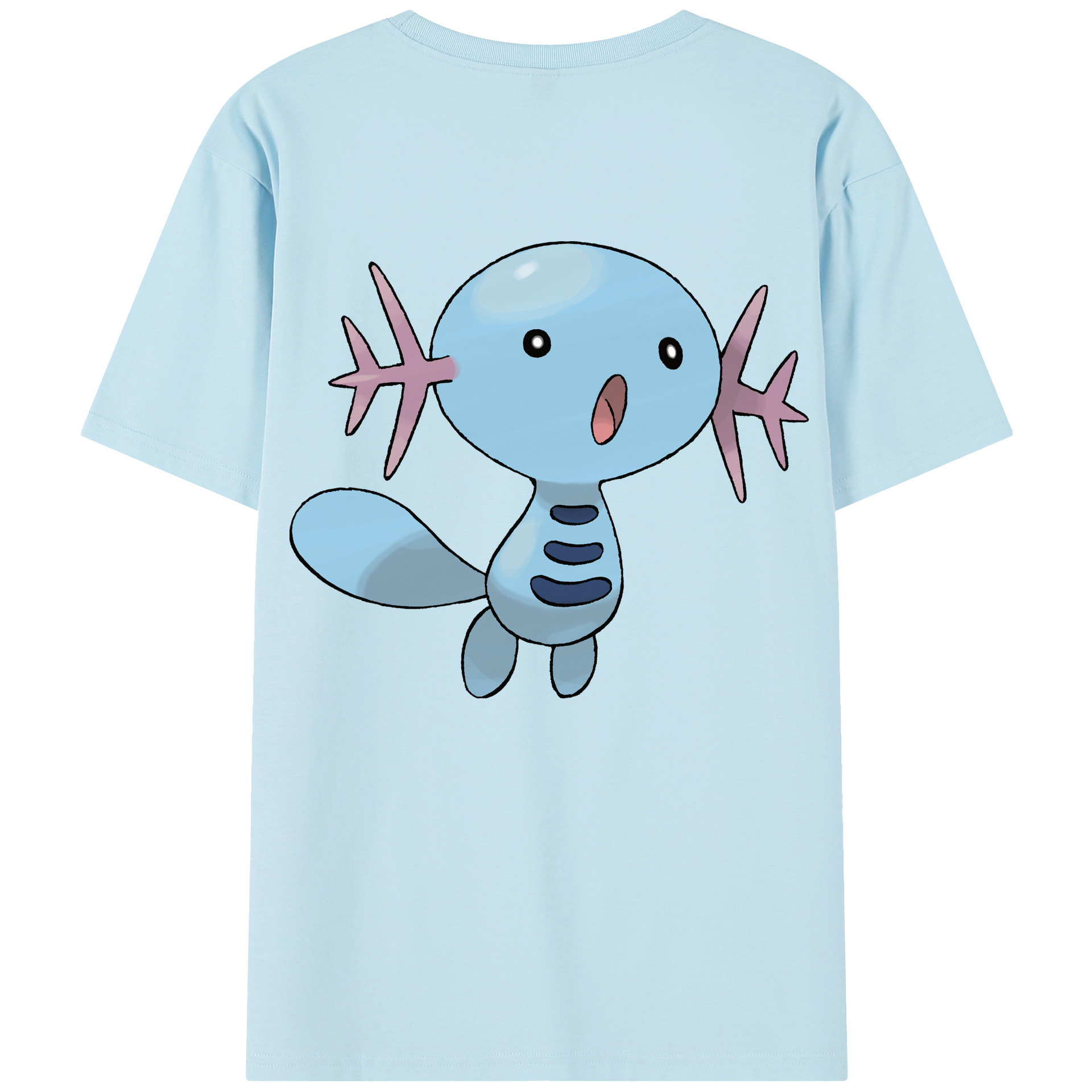 （画像用） ポケットモンスター Pokémon 綿100％半袖Tシャツ（背面プリント）